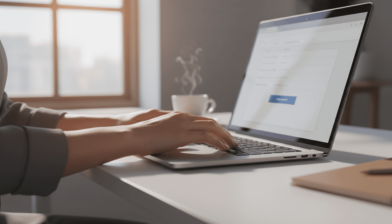 Quick application process